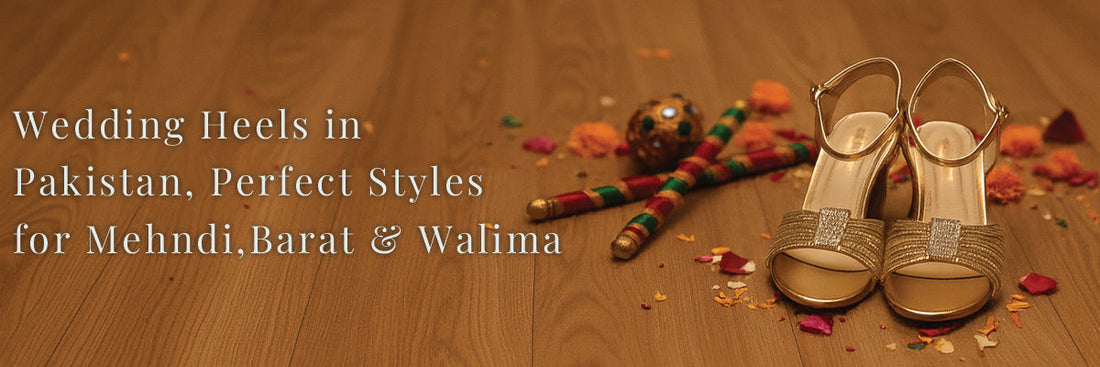 Wedding Heels in Pakistan – Perfect Styles for Mehndi, Barat & Walima