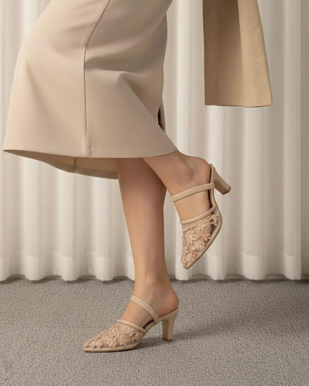 MAG ÉLAN SLEEK NET HEELS