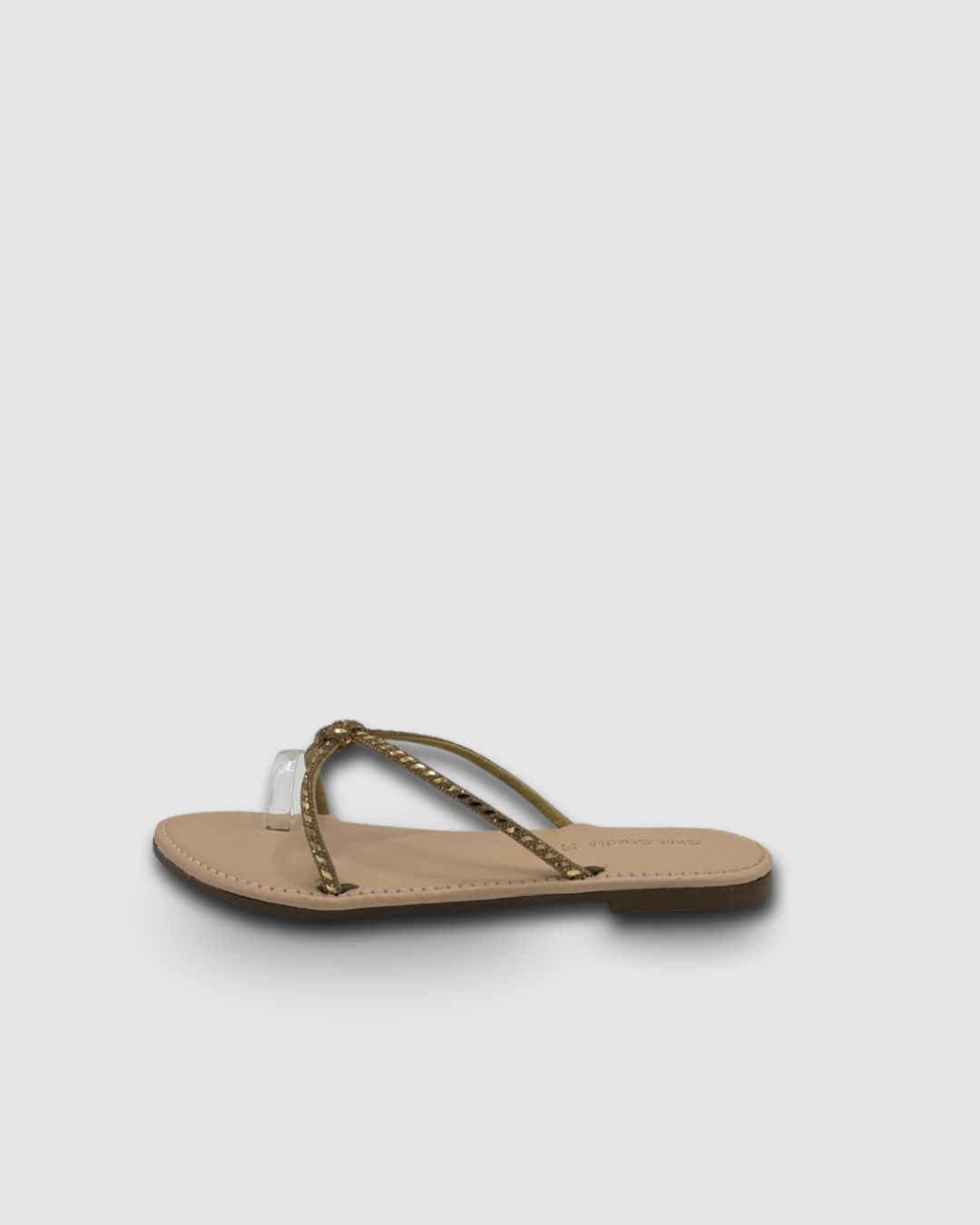 Noir Luxe Knot Flats