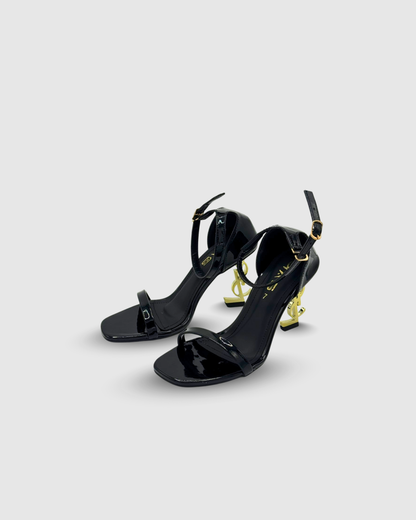 YSL Black heels price in pakistan - high comfortable heel with good quality