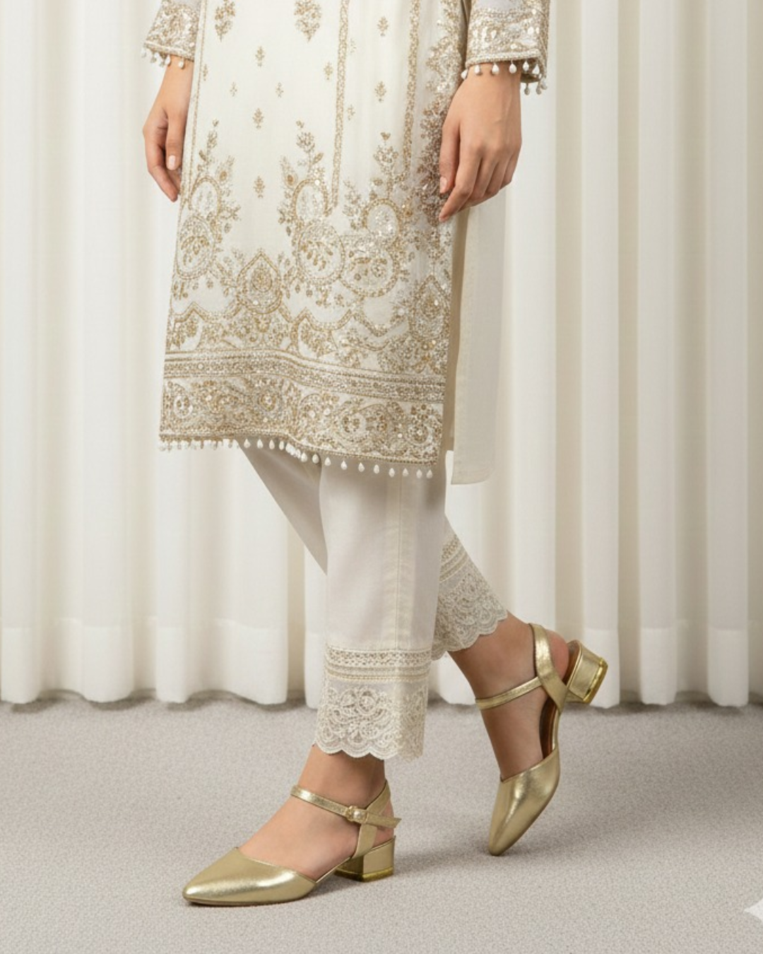 STELLA SHINY BLOCK HEELS