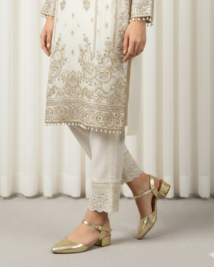 STELLA SHINY BLOCK HEELS