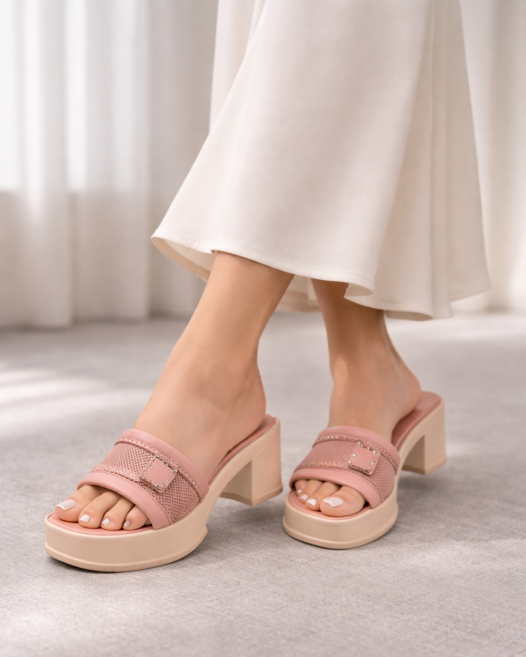 stylish casual heel sandals for women