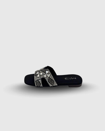 stone work flat slippers for women Pakistan