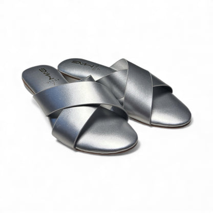 Mustard Cross-Strap Flats | Mag 35064