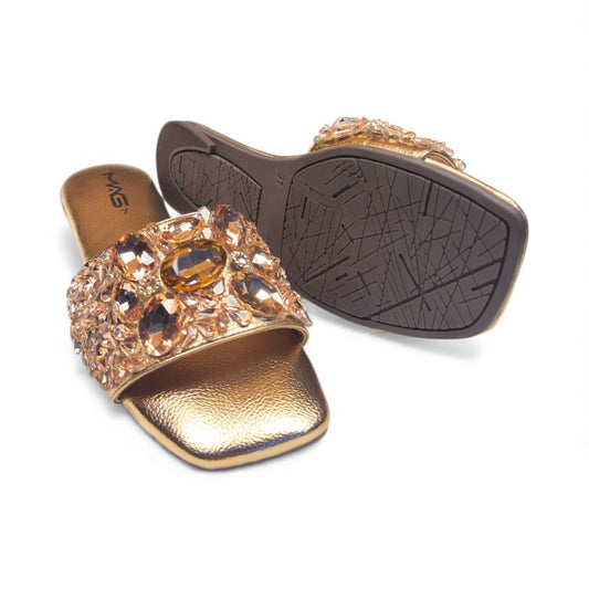 Women’s Fancy Embellished Flats | Mag 118