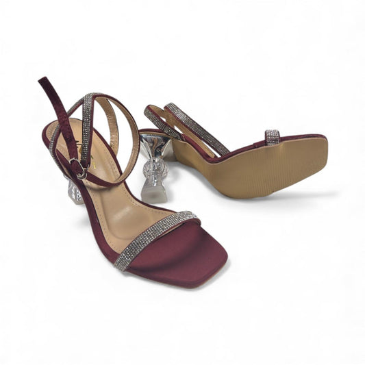 Crystal Bridal Heel Sandals | MAG 6098