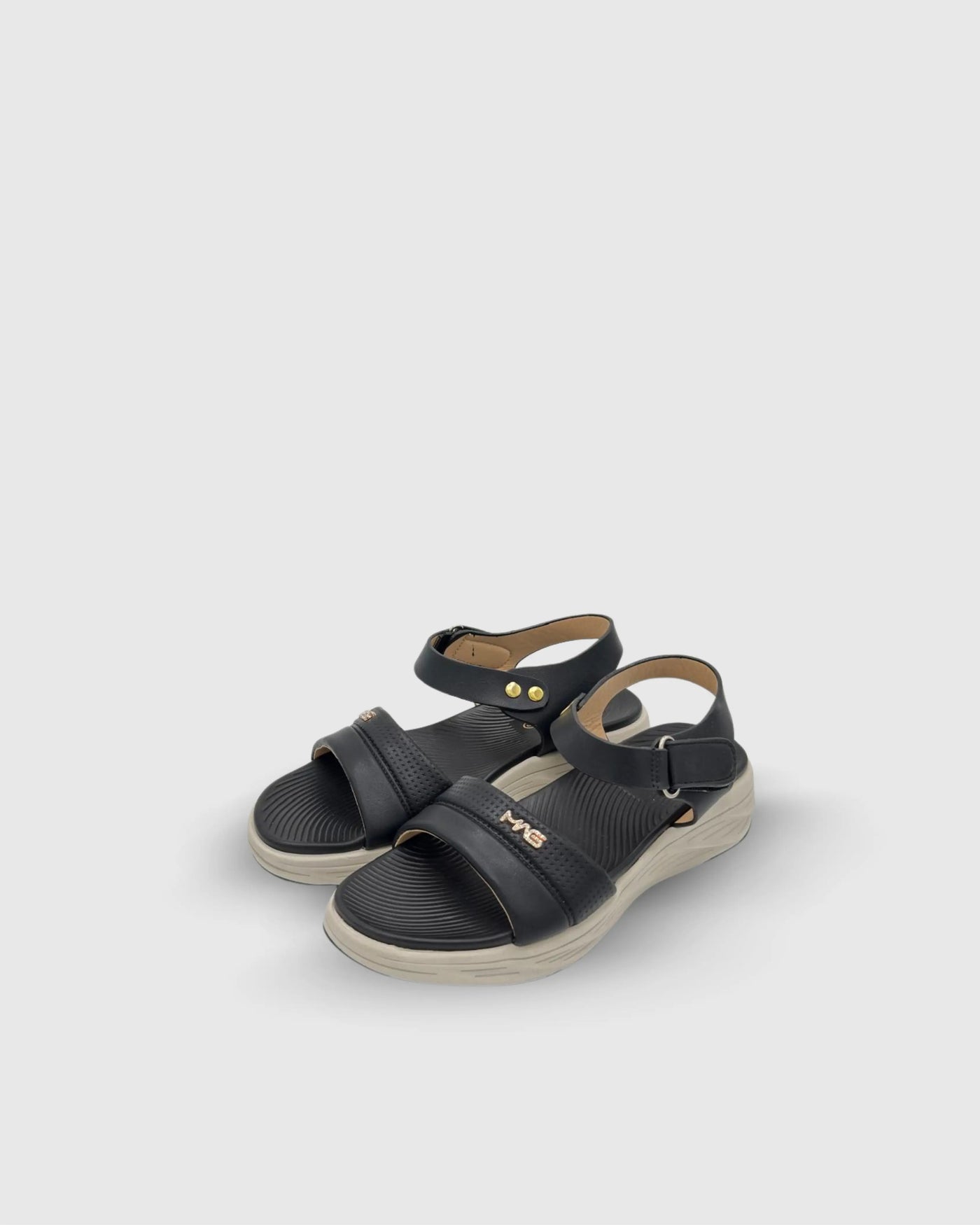 Black sketcher sandals for Casual Wear - Mag Lifestyle