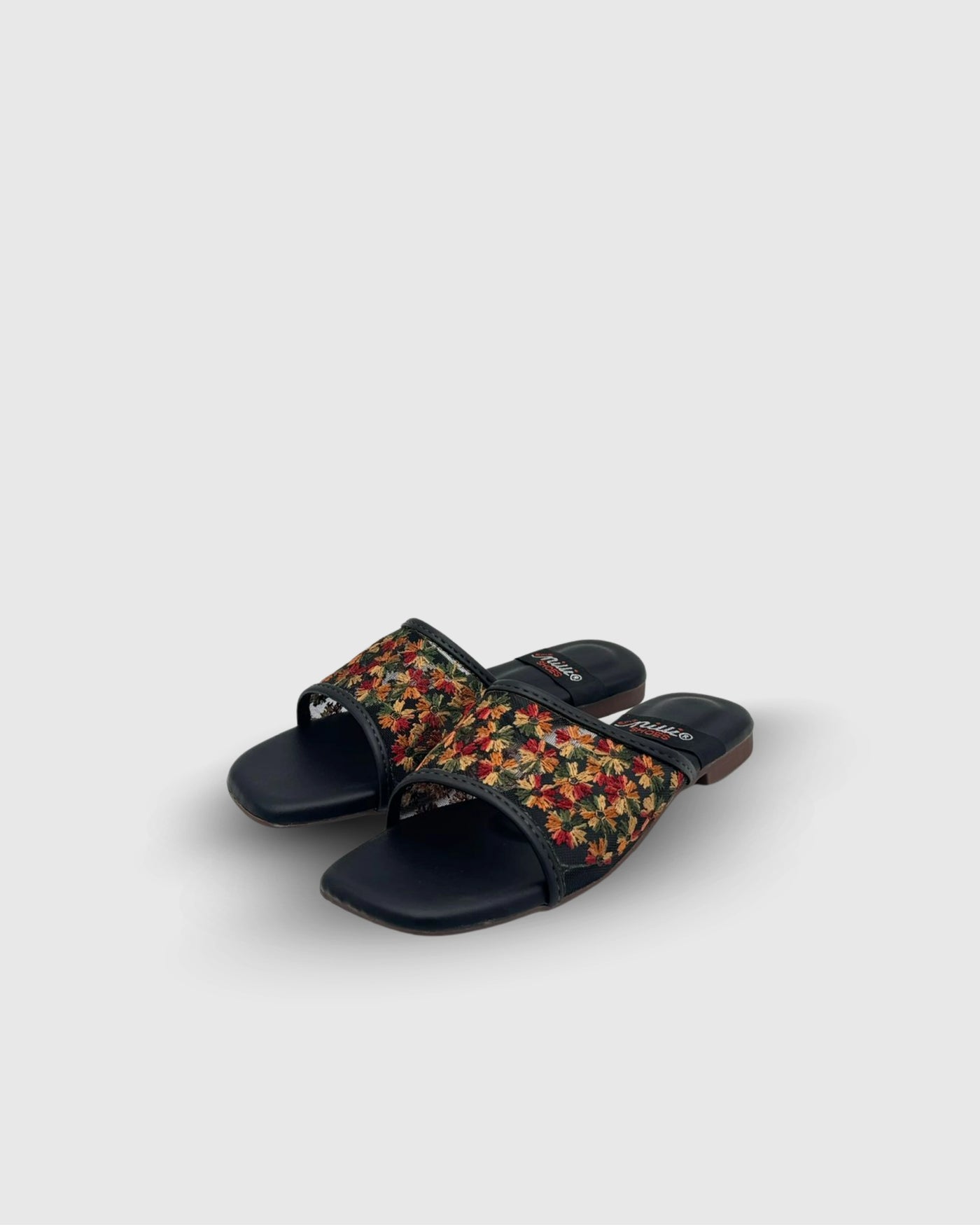 floral design flat slippers for women for Summer - Mag Lifestyle